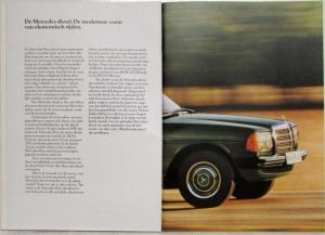 1980 Mercedes-Benz 200D 240D 300D Sales Brochure - Dutch Text