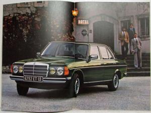 1980 Mercedes-Benz 200D 240D 300D Sales Brochure - Dutch Text