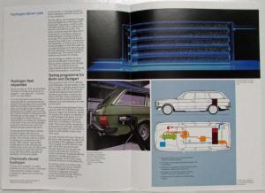 1982 Mercedes-Benz Hydrogen Driven Cars Promotional Brochure