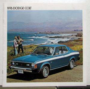 1976 Dodge Colt GT Hardtop Wagon Carousel Freeway Package Sales Brochure