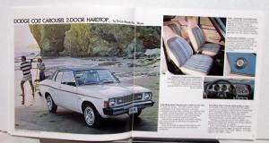 1976 Dodge Colt GT Hardtop Wagon Carousel Freeway Package Sales Brochure