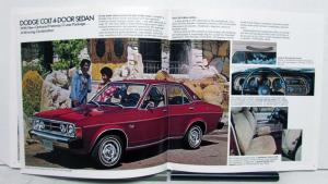 1976 Dodge Colt GT Hardtop Wagon Carousel Freeway Package Sales Brochure