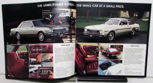 1977 Dodge Royal Monaco Aspen Wagons Charger Hard Top Features Sales Brochure