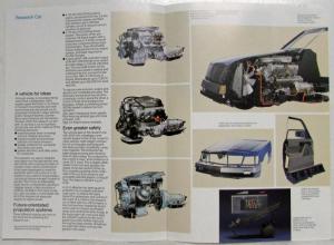 1982 Mercedes-Benz Research Car Promotional Brochure