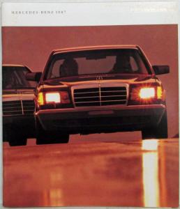 1987 Mercedes-Benz Full-Line Sales Brochure - Small - Canadian