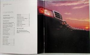 1987 Mercedes-Benz Full-Line Sales Brochure - Small - Canadian