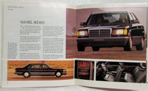 1987 Mercedes-Benz Full-Line Sales Brochure - Small - Canadian