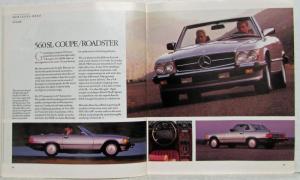 1987 Mercedes-Benz Full-Line Sales Brochure - Small - Canadian