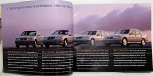 1999 Mercedes-Benz C-Class Prestige Sales Brochure