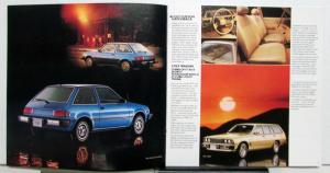 1980 Dodge Imports Challenger D50 Sport Colt Hatchback Sales Brochure