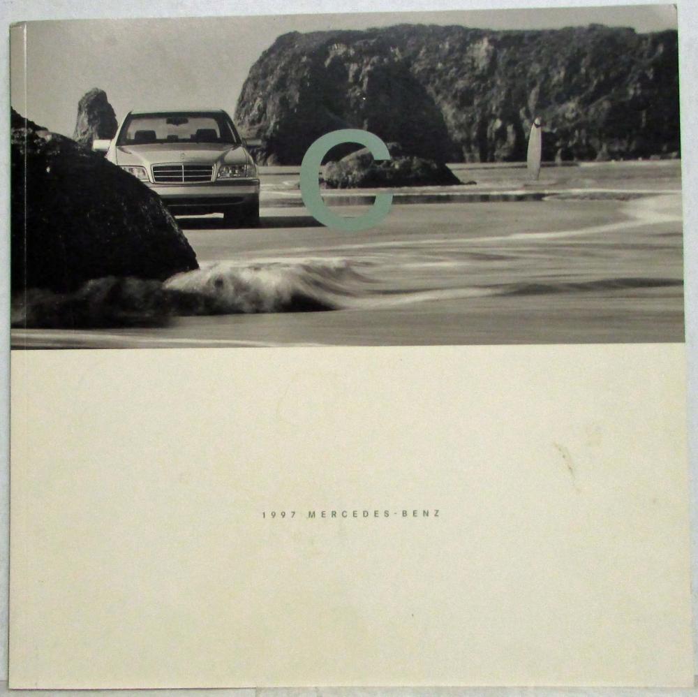 1997 Mercedes-Benz C-Class Prestige Sales Brochure with M-B Insert
