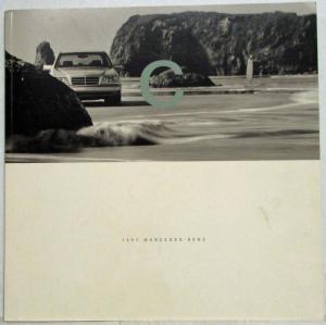 1997 Mercedes-Benz C-Class Prestige Sales Brochure with M-B Insert