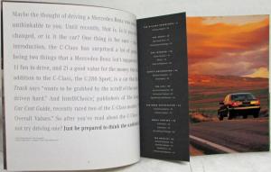 1997 Mercedes-Benz C-Class Prestige Sales Brochure with M-B Insert
