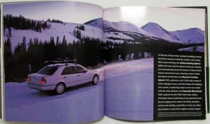 1997 Mercedes-Benz C-Class Prestige Sales Brochure with M-B Insert