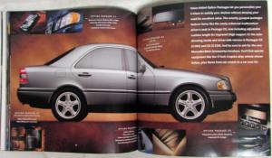 1997 Mercedes-Benz C-Class Prestige Sales Brochure with M-B Insert