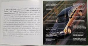 1997 Mercedes-Benz C-Class Prestige Sales Brochure with M-B Insert