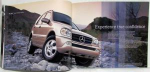 2005 Mercedes-Benz M-Class Sales Brochure ML350 ML500