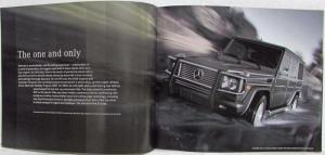 2005 Mercedes-Benz G-Class Sales Brochure G500 G55 AMG