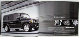 2005 Mercedes-Benz G-Class Sales Brochure G500 G55 AMG