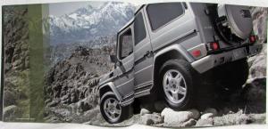 2005 Mercedes-Benz G-Class Sales Brochure G500 G55 AMG