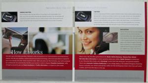 2005 Mercedes-Benz Tele Aid Promotional Sales Folder