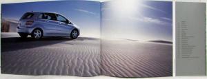 2008 Mercedes-Benz B-Class Sales Brochure - German Text