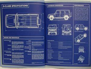 2002 Mercedes-Benz G-Class Sales Brochure - Cameroon-Timbuktu Rally - Greenwich