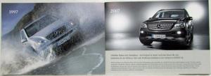 2007 Mercedes-Benz Edition 10 Exclusive M-Class Model Sales Brochure - German