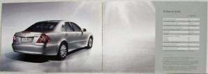 2008 Mercedes-Benz E300 Bluetec Sales Folder