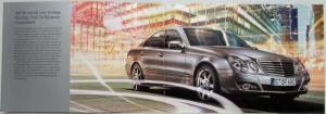 2008 Mercedes-Benz E-Class Business Edition Sales Brochure - German Text