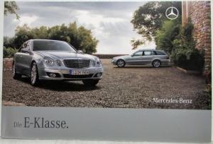 2008 Mercedes-Benz E-Class Small Prestige Sales Brochure - German Text