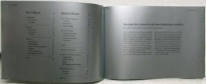 2008 Mercedes-Benz E-Class Small Prestige Sales Brochure - German Text