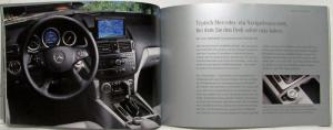 2008 Mercedes-Benz C-Class Small Prestige Sales Brochure - German Text