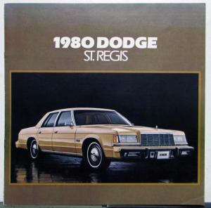 1980 Dodge St Regis A Sense Of Style Features Sales Brochure