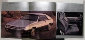 1984 Dodge Charger The Streets Come Alive Specifications Features Sales Brochure