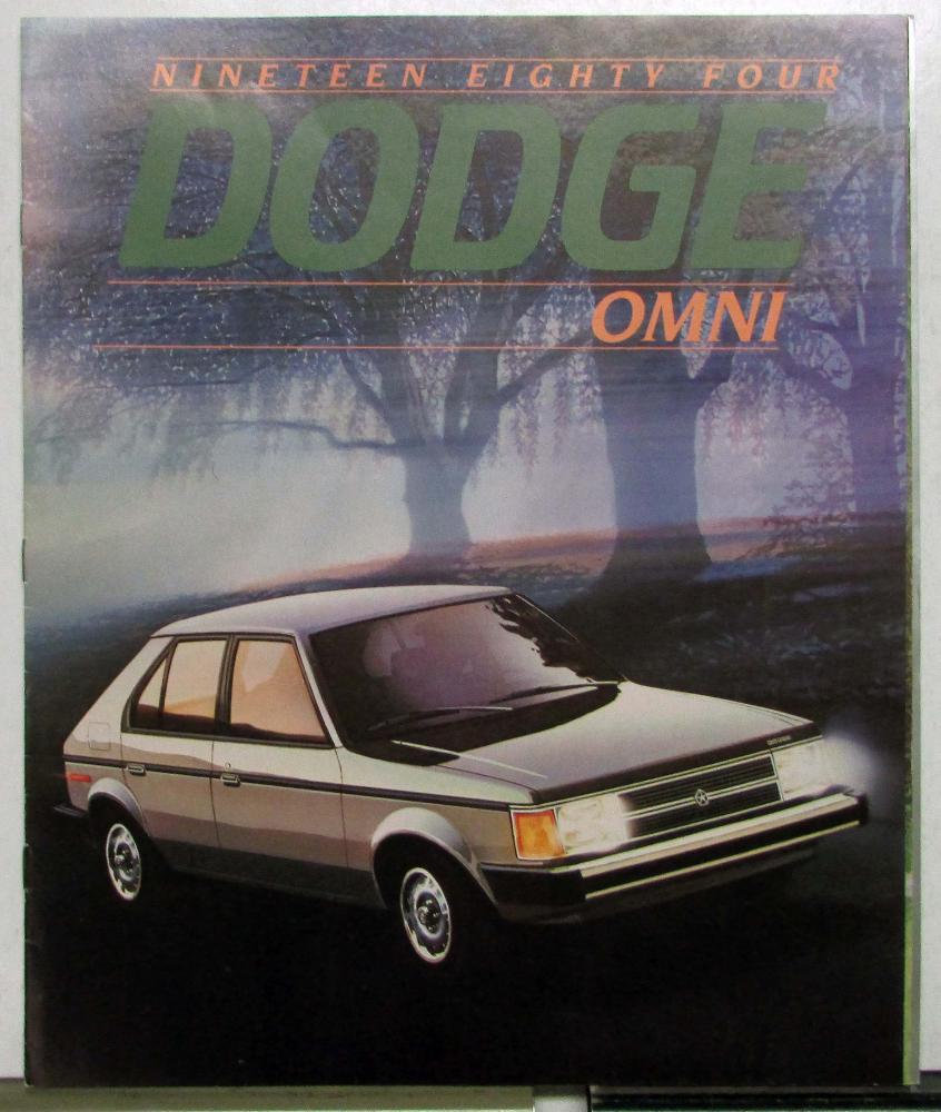 1984 Dodge Omni The World Still Hasn't Beaten This Car Features Sales Brochrue