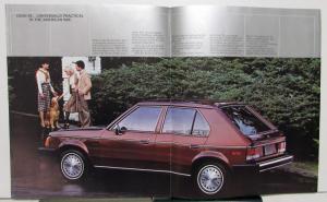 1984 Dodge Omni The World Still Hasn't Beaten This Car Features Sales Brochrue