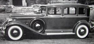1932 Packard Twin Six 5 Passenger Sedan Photo From Sales Portfolio Set Reprint