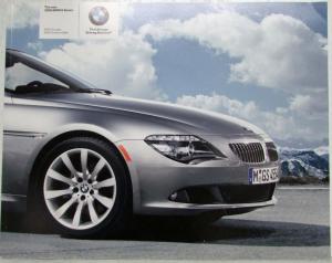 2008 BMW 6-Series Prestige Sales Brochure
