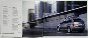 2006 BMW X5 Series Accessories Sales Brochure