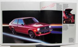 1984 Chevrolet Chevette Camaro Cavalier Caprice Features Sales Brochure