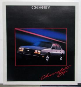 1984 Chevrolet Celebrity First Class Comfort Features Sales Brochure