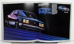 1984 Chevrolet Celebrity First Class Comfort Features Sales Brochure