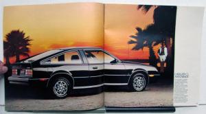 1982 Chevrolet Cavalier CL Hatchback Coupe Wagon Specifications Sales Brochure