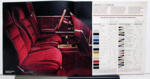 1982 Chevrolet Cavalier CL Hatchback Coupe Wagon Specifications Sales Brochure