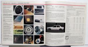 1982 Chevrolet Cavalier CL Hatchback Coupe Wagon Specifications Sales Brochure