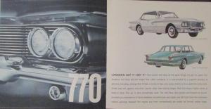 1961 Dodge Lancer 170 and 770 Color Sales Brochure Original NOS