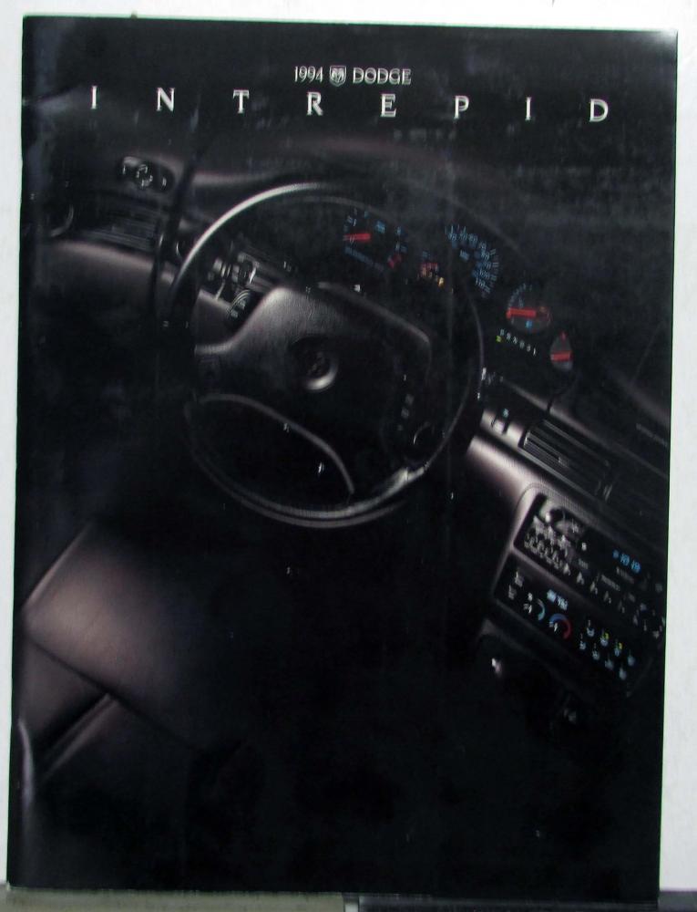 1994 Dodge Intrepid Interior Exterior Options Safety Features Sales Brochure