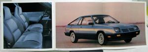 1983 Dodge Charger 2.2 Options Features Dealer Letter Envelope Sales Brochure