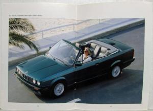 1993 BMW Full Line Small Sales Brochure